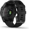 Часы GARMIN FENIX 7 SAPPHIRE SOLAR BLACK DLC TITANIUM WITH BLACK BAND 010-02540-35