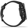 Часы GARMIN FENIX 7S PRO – SAPPHIRE SOLAR EDITION CARBON GRAY DLC TITANIUM WITH BLACK BAND 010-02776-11