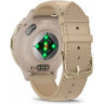 Смарт-часы GARMIN VENU 3S SOFT GOLD STAINLESS STEEL BEZEL WITH FRENCH GRAY CASE AND LEATHER BAND 010-02785-55